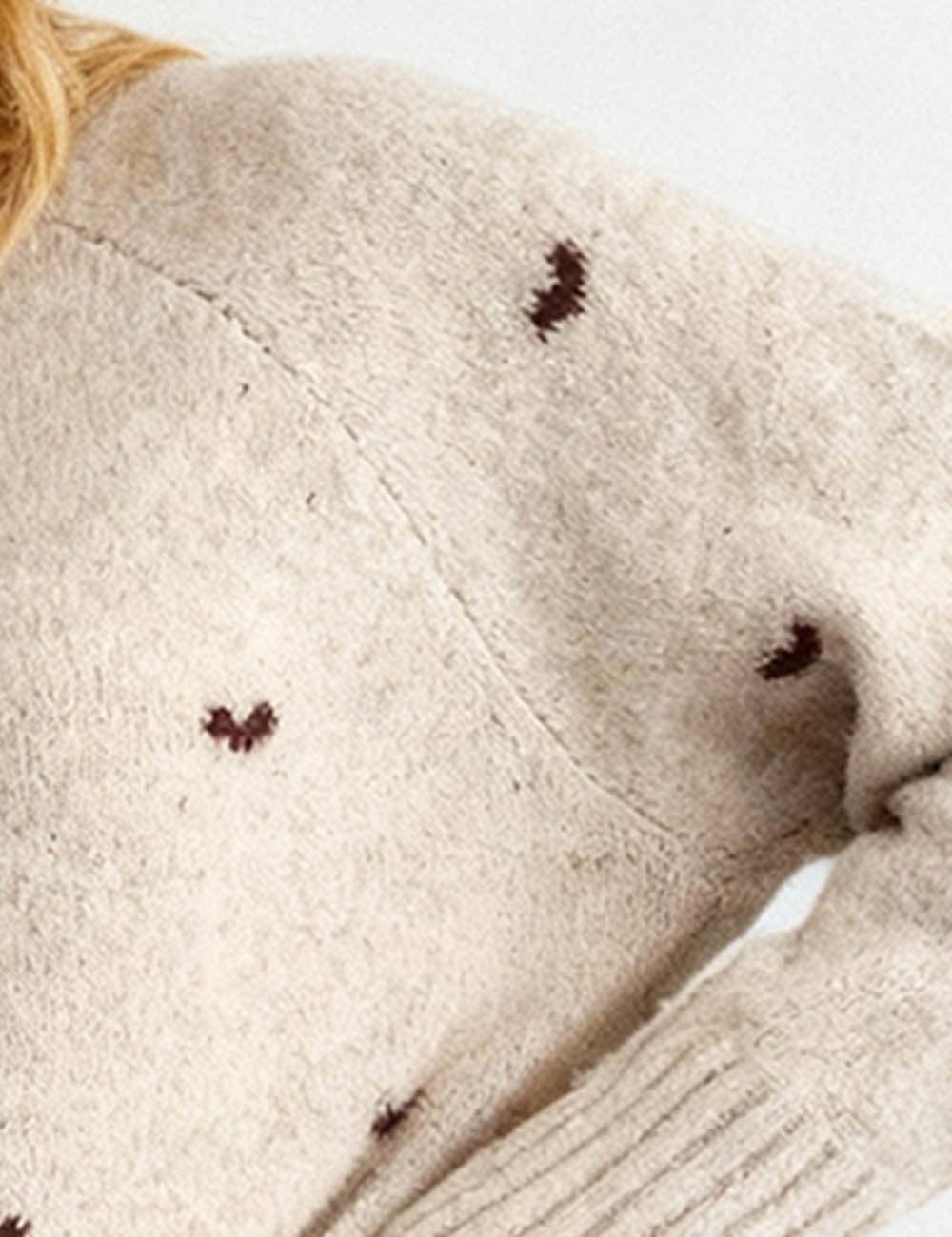 Heart Round Neck Sweater