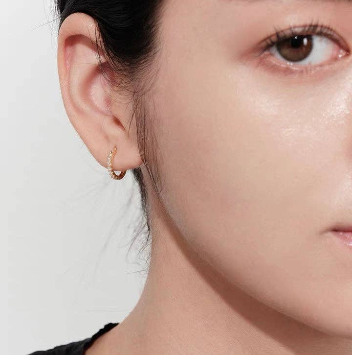 18K Gold Plated Huggies