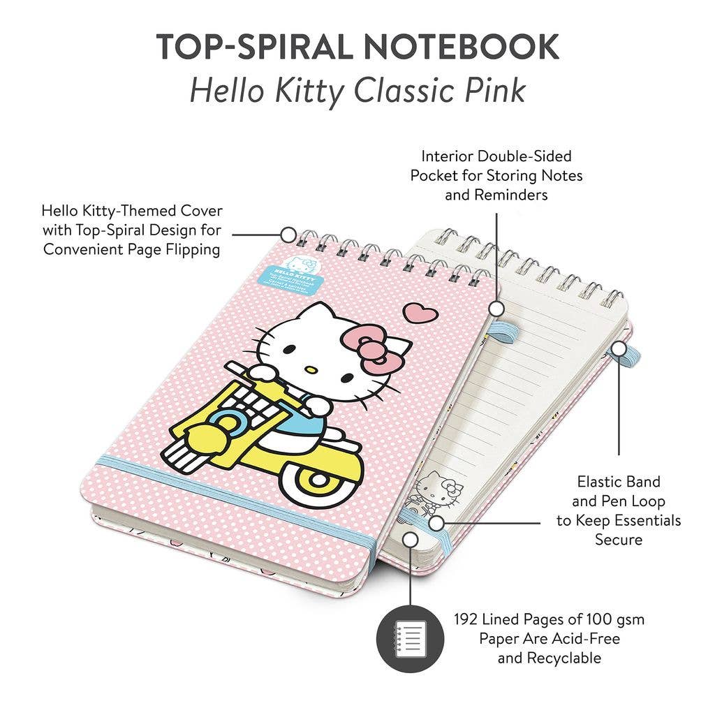 Hello Kitty Spiral Notebook