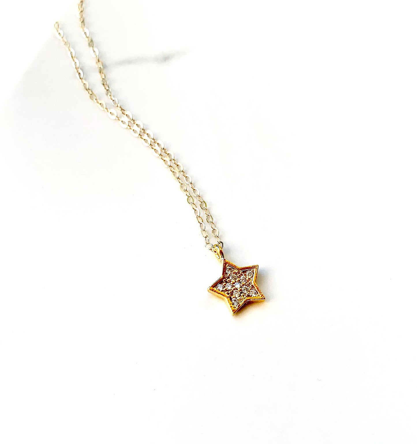 Sparkling Star Necklace | Minimalist Necklace