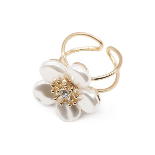 Pearl Flower Ring