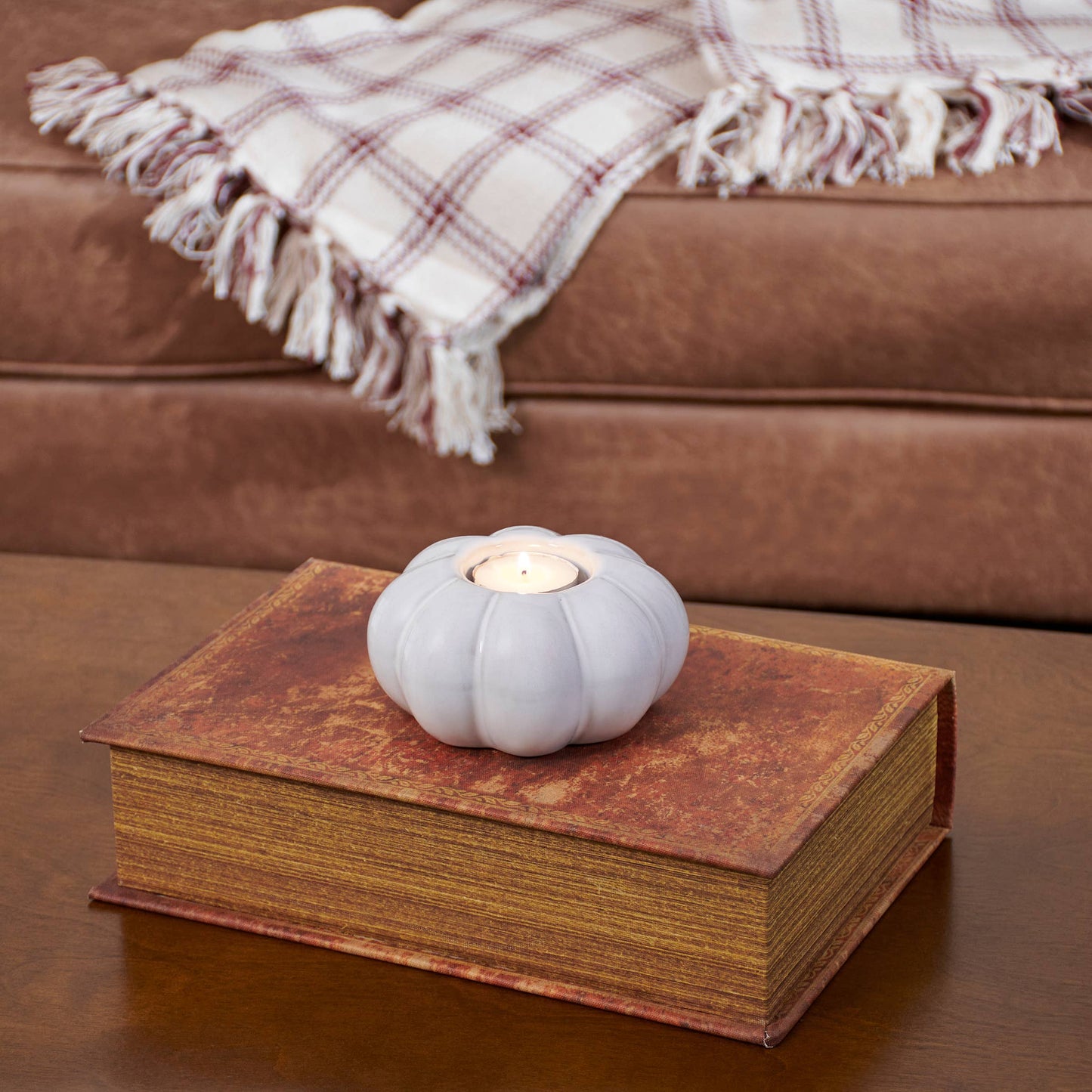 Pumpkin Candle Holder