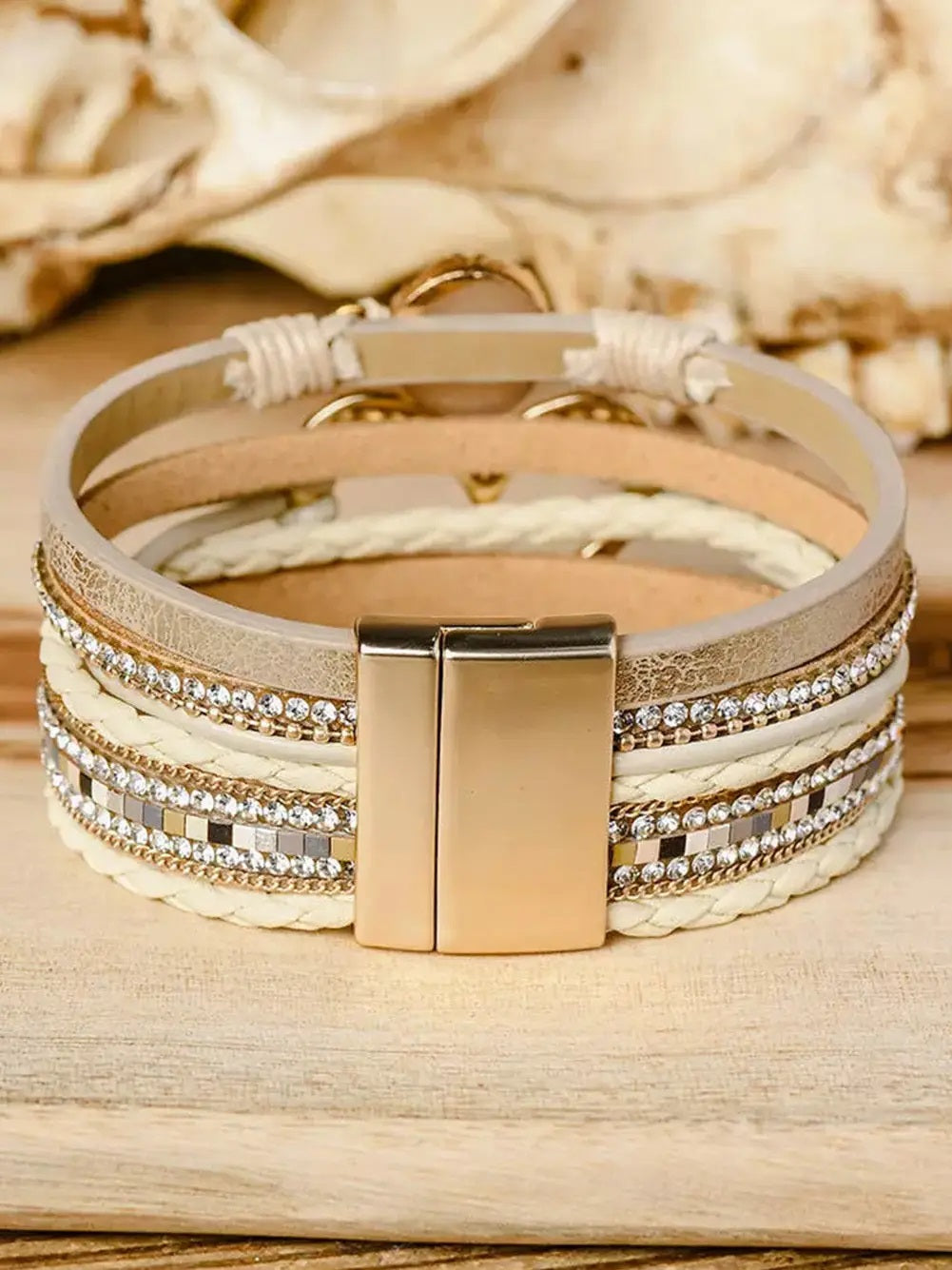 Bohemian Heart Magnetic Bracelet