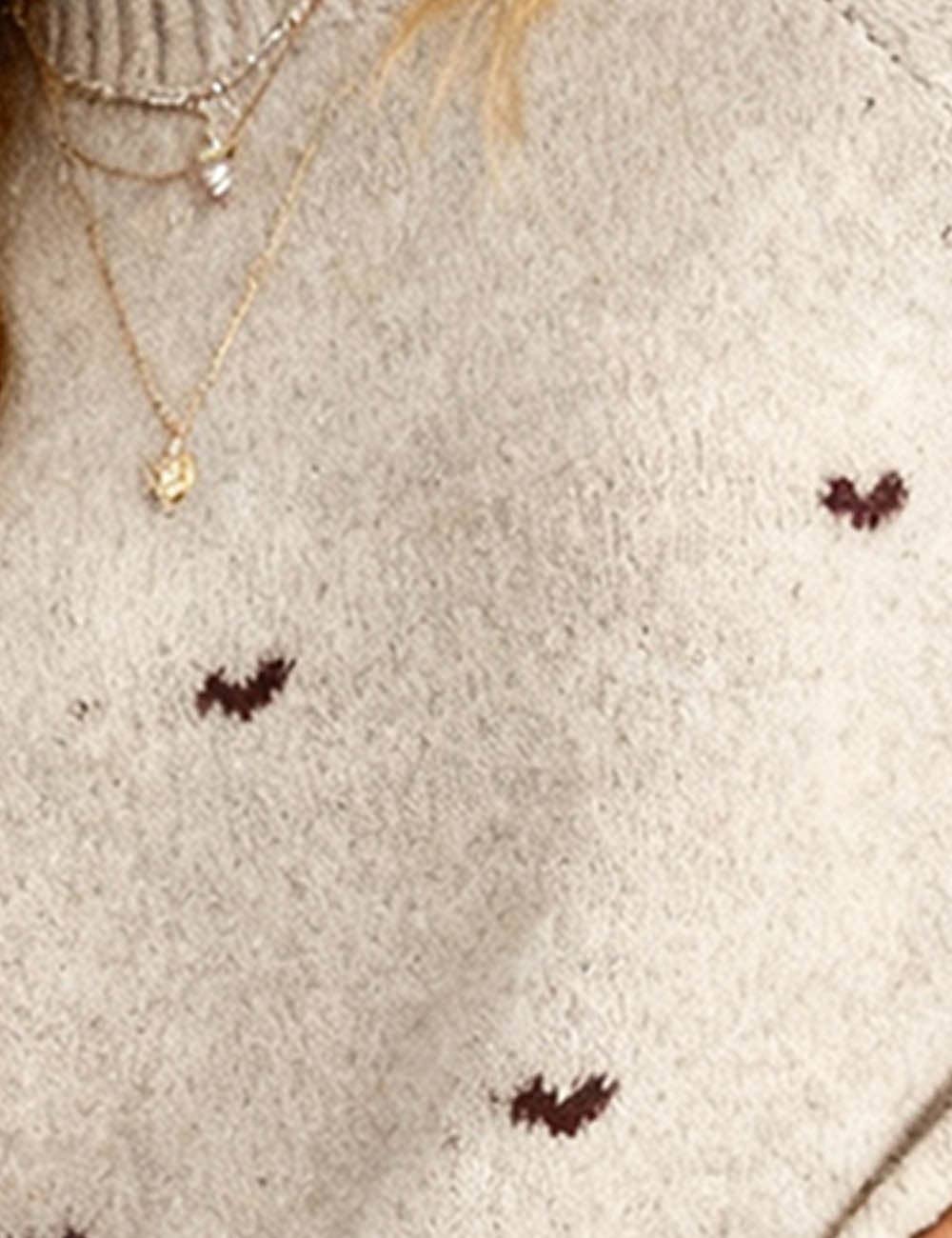 Heart Round Neck Sweater