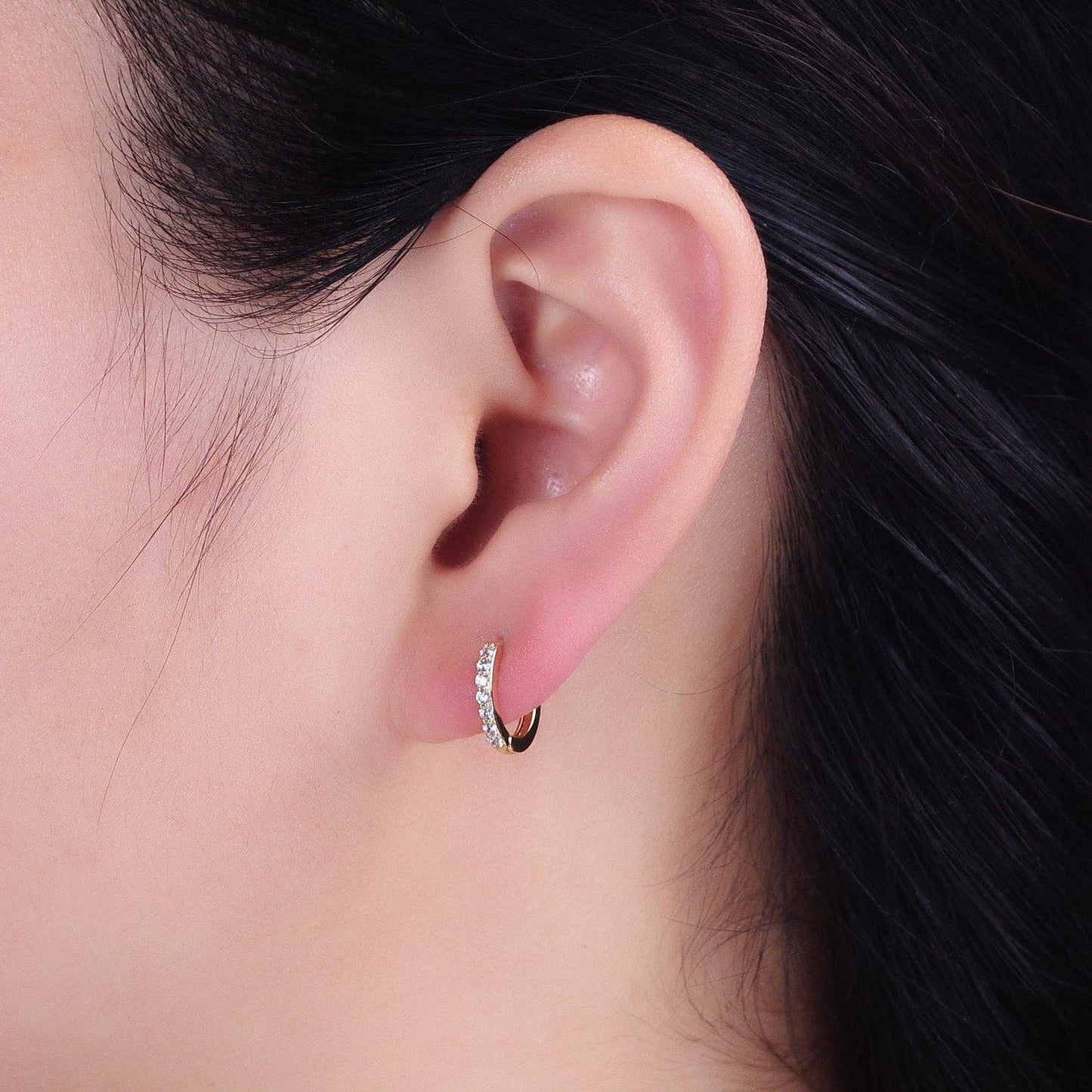 16K Gold Filled hoop Earrings