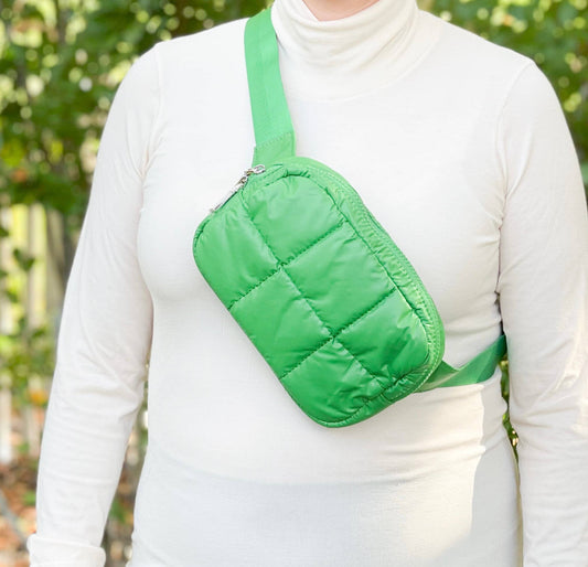 The Drew Puffer Belt Bag