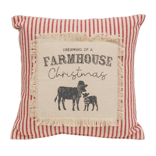 Farmhouse Christmas Pillow