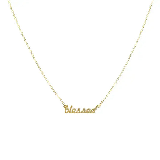 Gold Blessed Necklace