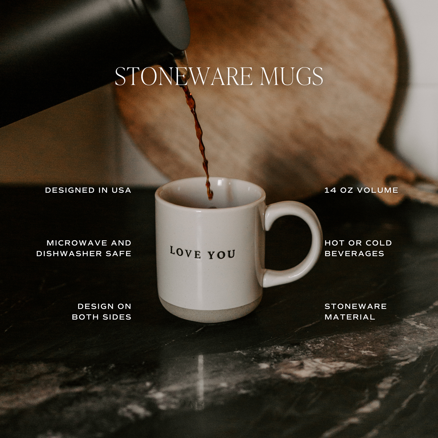 Be Still and Know Stoneware Coffee Mug