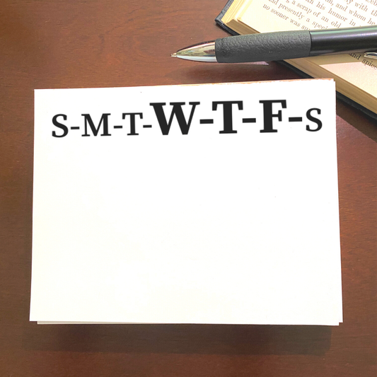 S.m.t.W.T.F.s note pad