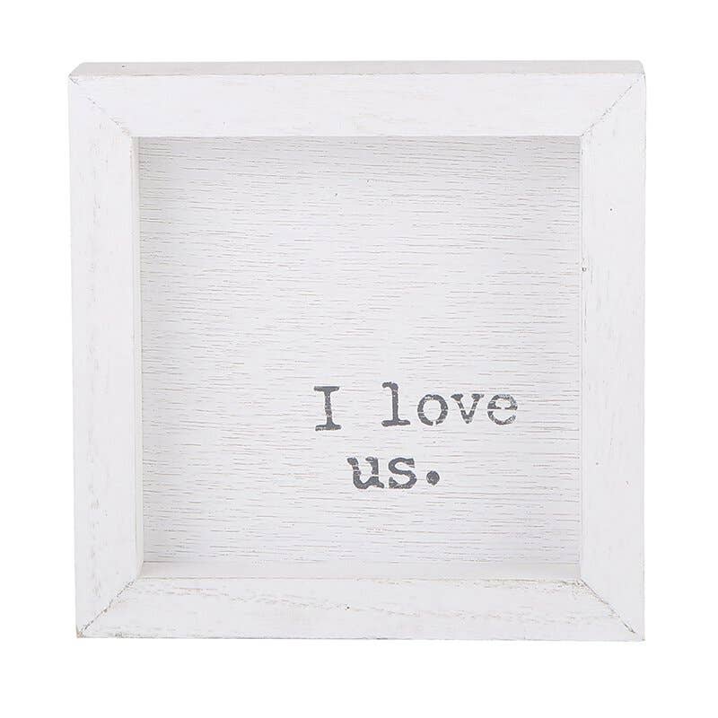 Face to Face Petite Word Board -  I Love Us