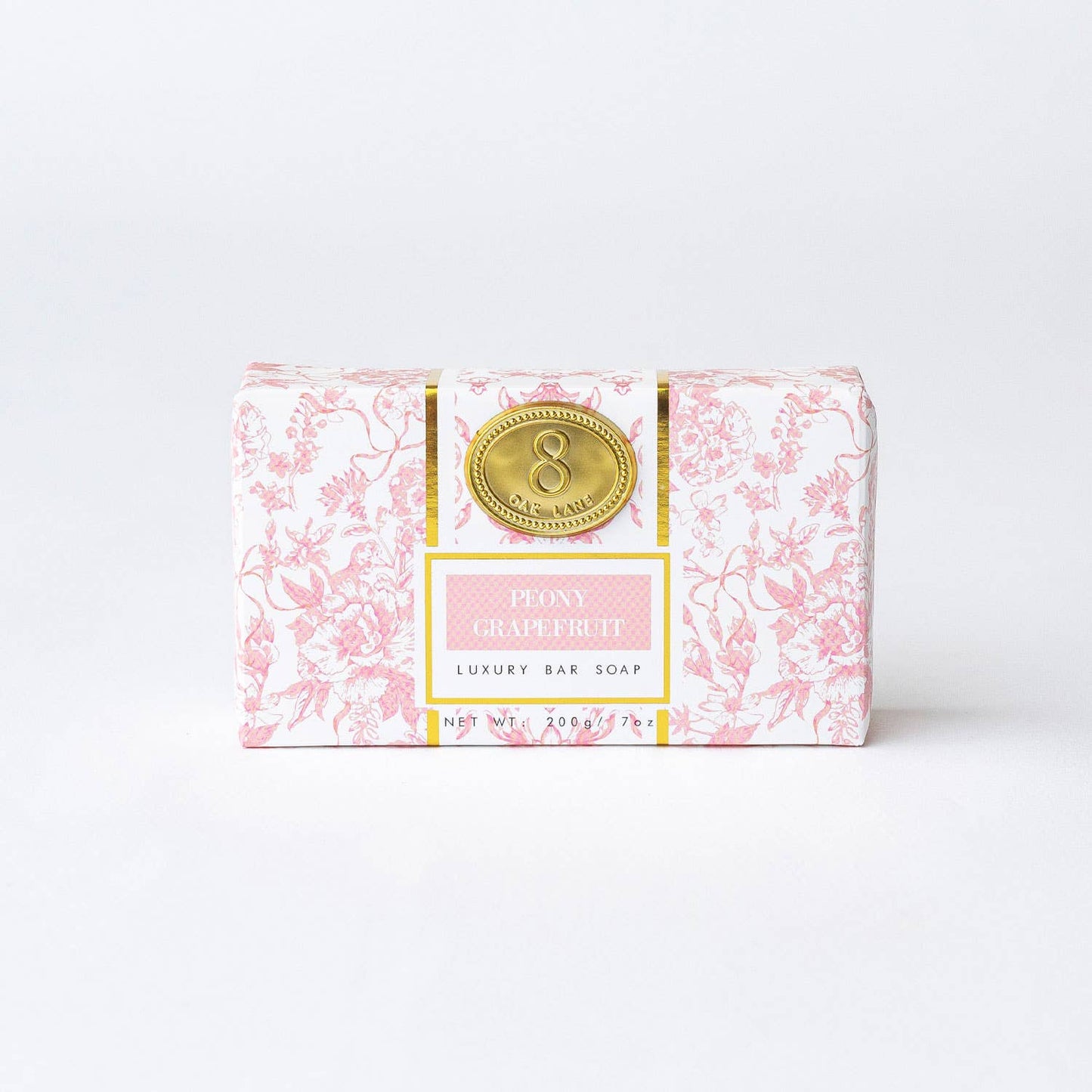 Peony Grapefruit Wrapped Bar Soap