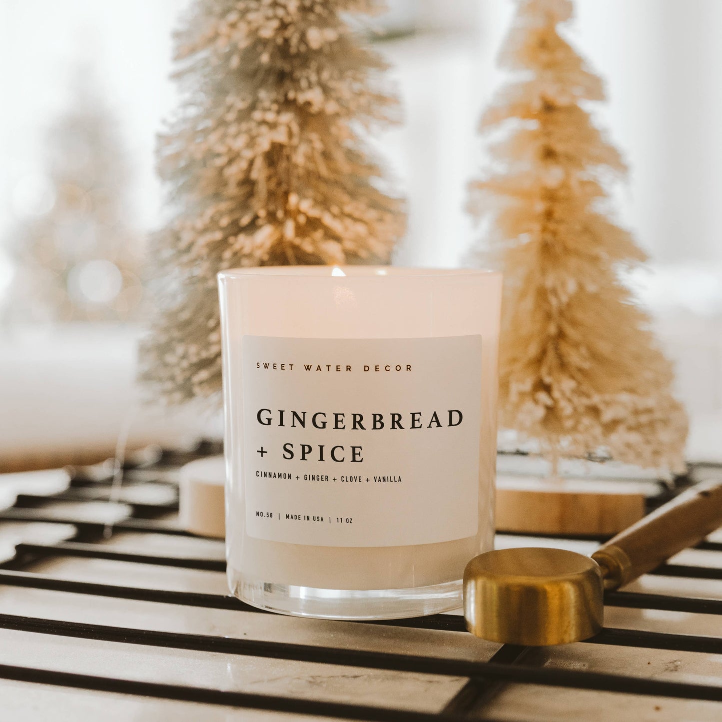 Gingerbread and Spice 11 oz Soy Candle - Christmas Decor