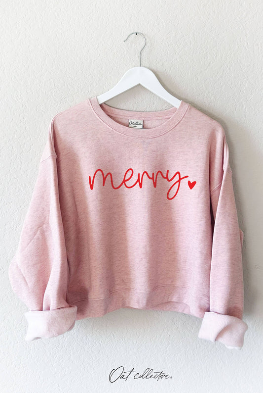 MERRY HEART  Mid Graphic Sweatshirt