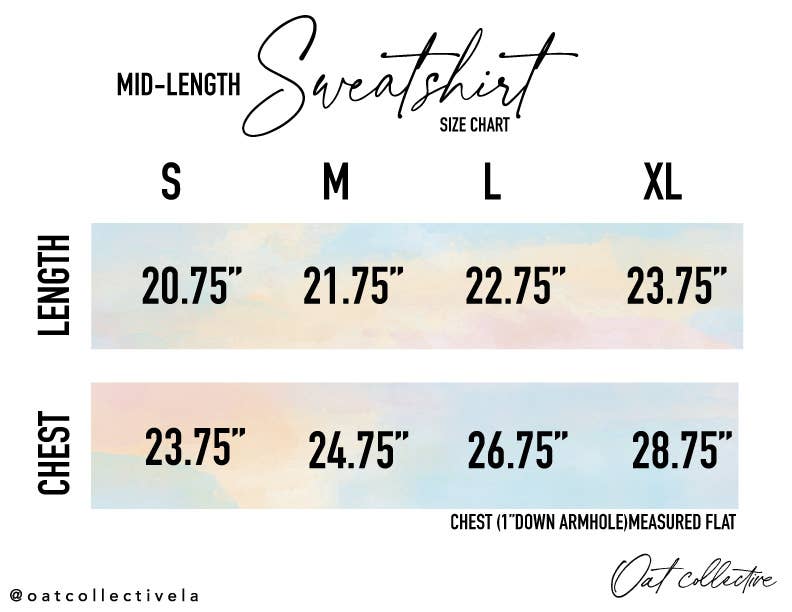 MERRY HEART  Mid Graphic Sweatshirt