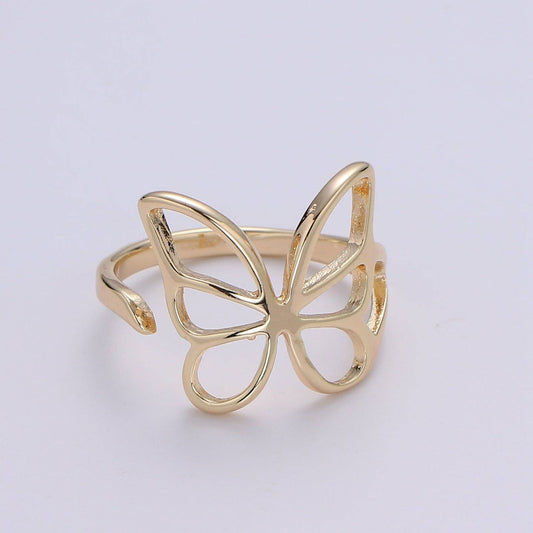 Gold Butterfly Ring