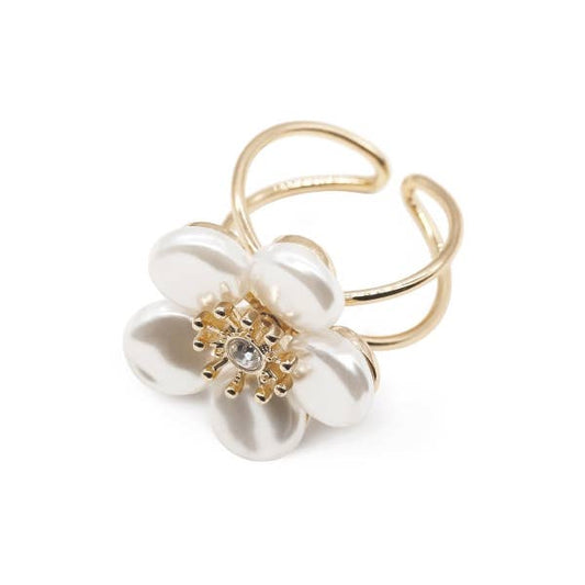 Pearl Flower Ring