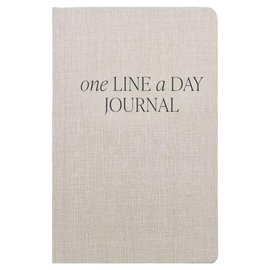 One Line A Day Fabric Journal