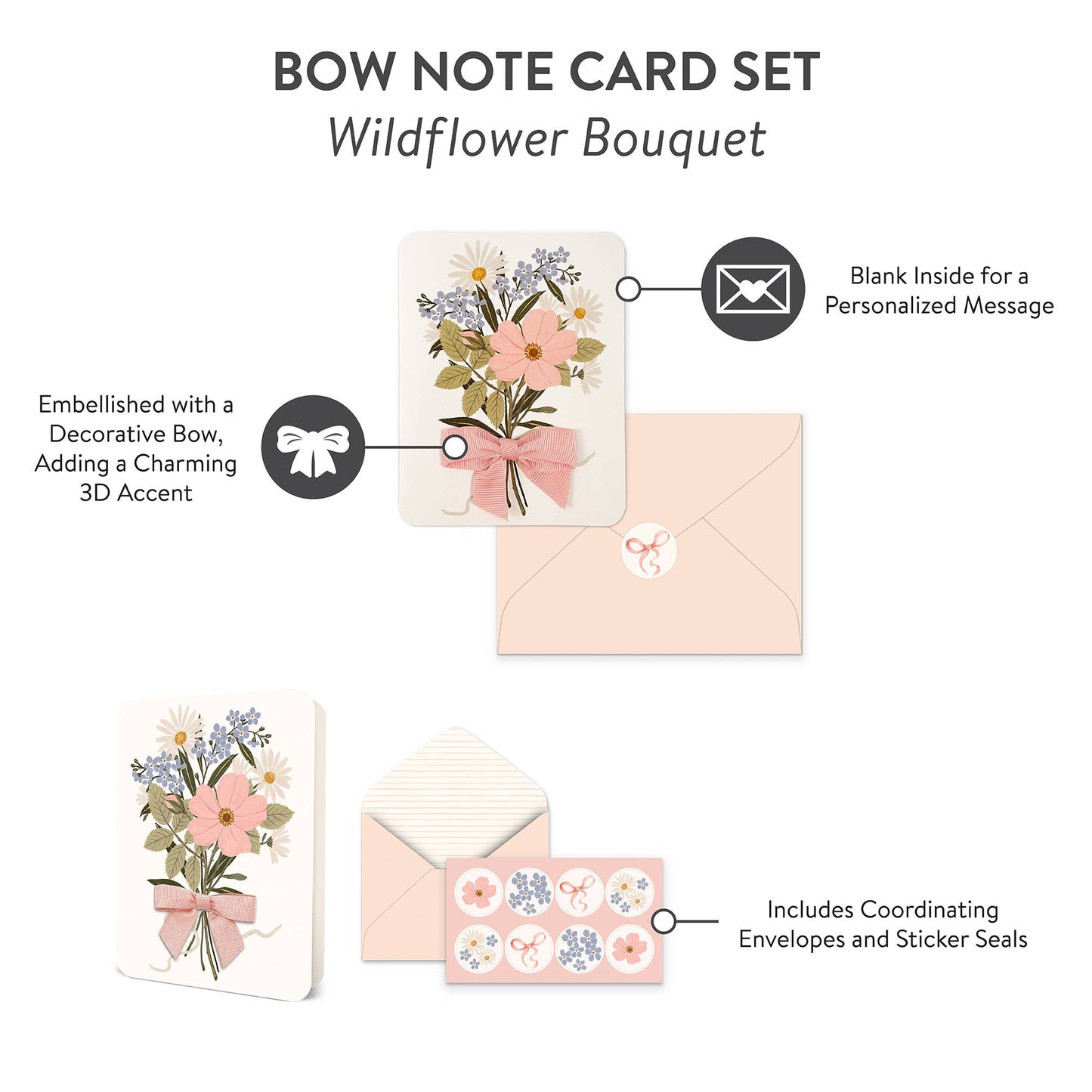 Wildflower Bouquet Note Card Set
