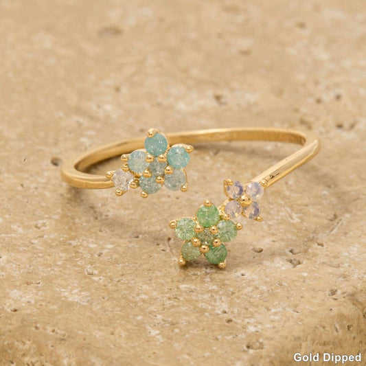 Gold Dipped Flower Ring