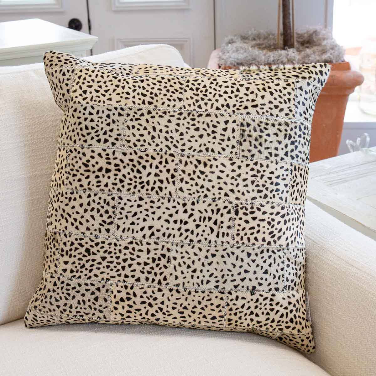 Austin Cheetah Hide Pillow