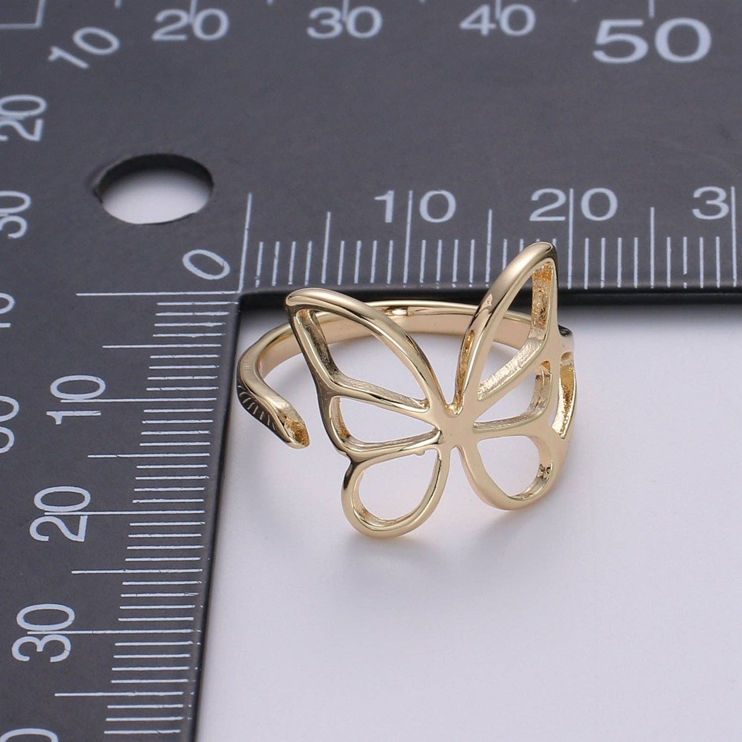 Gold Butterfly Ring