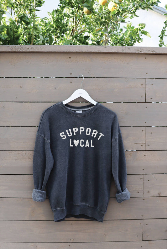 SUPPORT LOCAL Mineral Graphic Sweatshirt