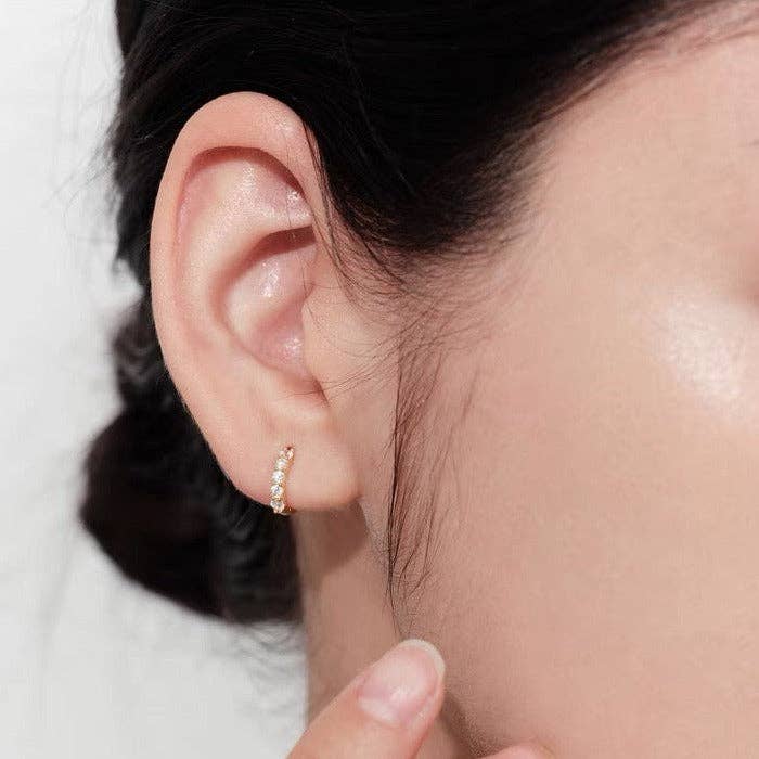 18K Gold Plated Huggies