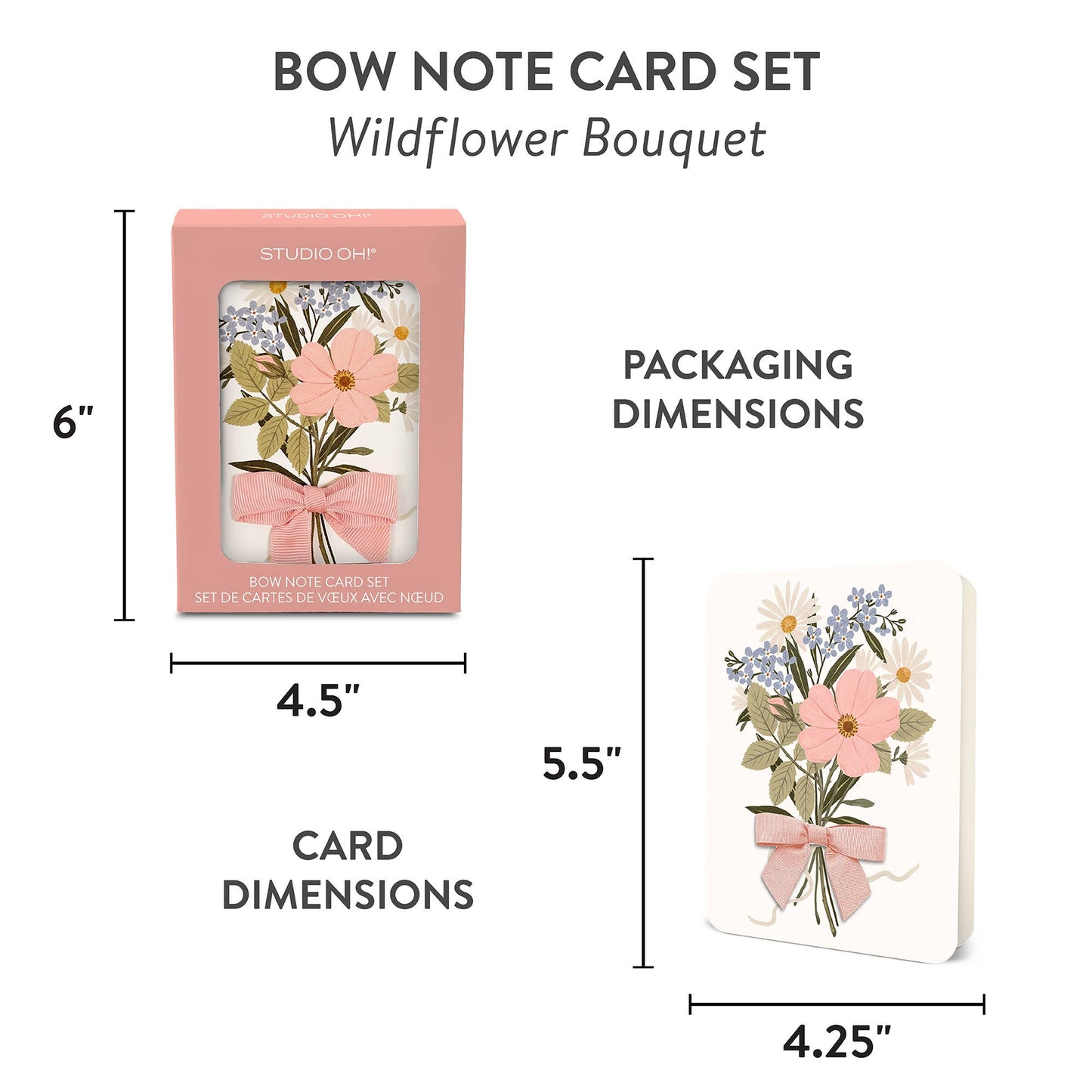 Wildflower Bouquet Note Card Set