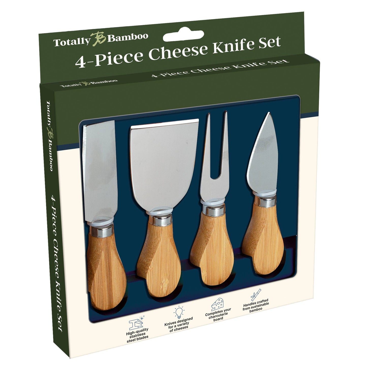 4-Pc. Cheese Tool Set – Cheese Knives for Charcuterie Boards