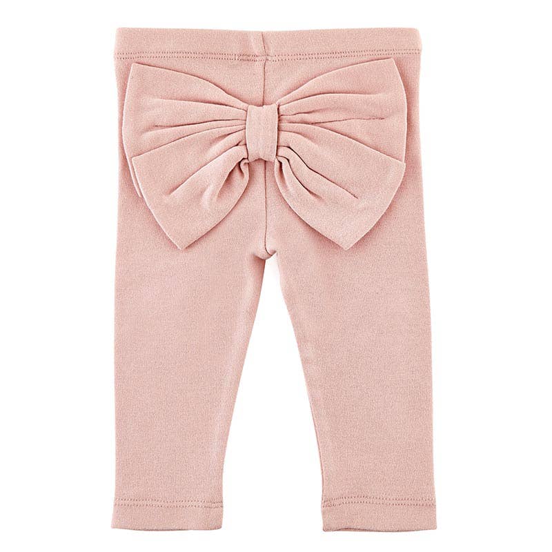 Leggings - Pink Bow 6-12 Mo