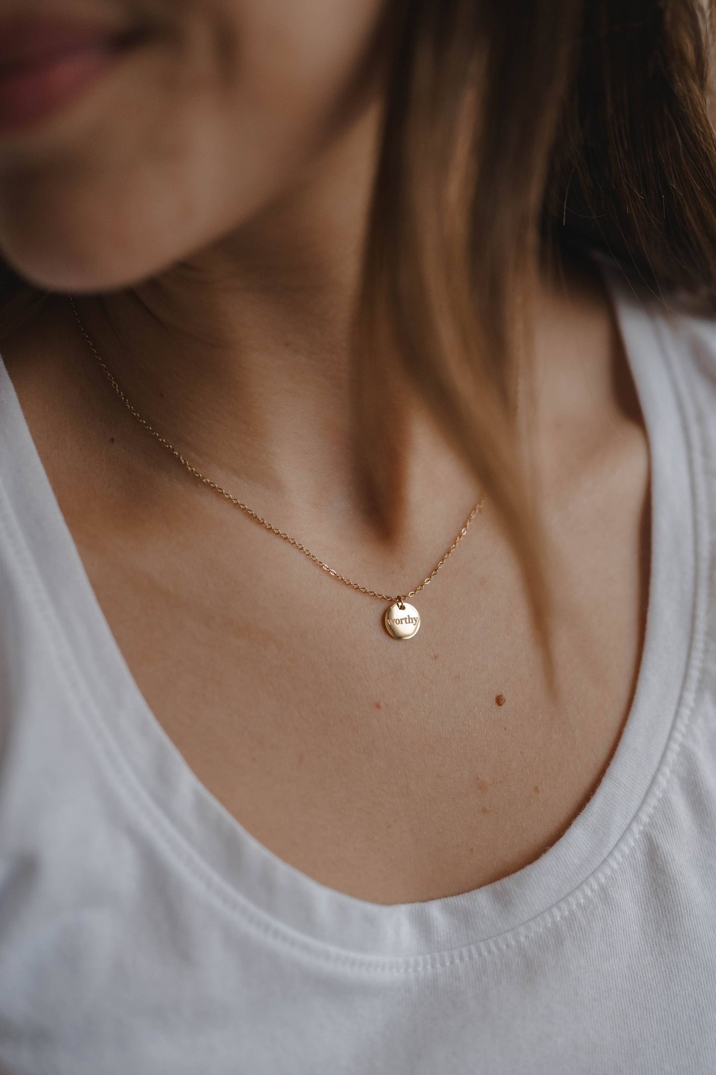 Worthy Disc Necklace | Christian Jewelry