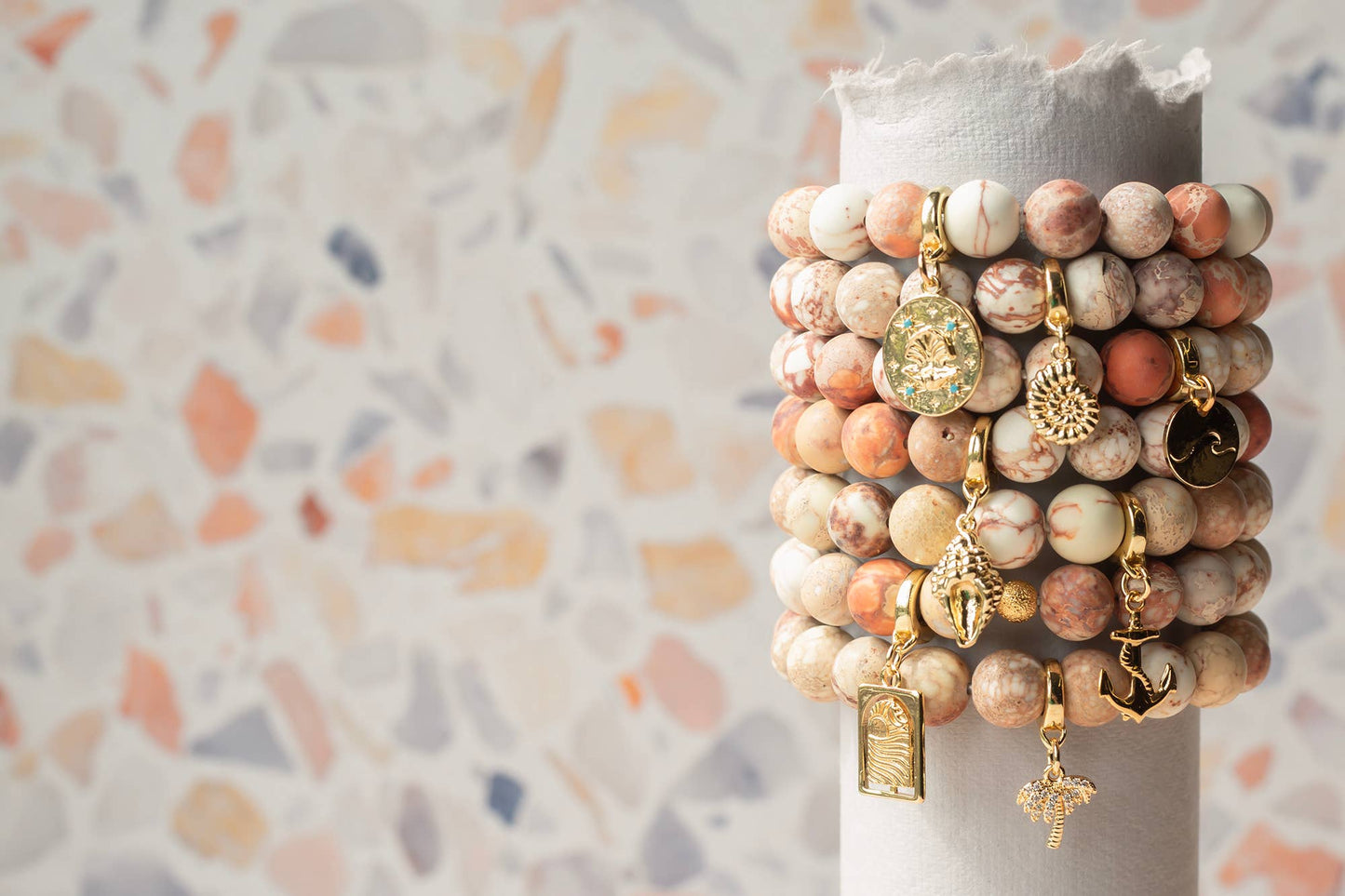 Nautilus Shell Charm, Gold