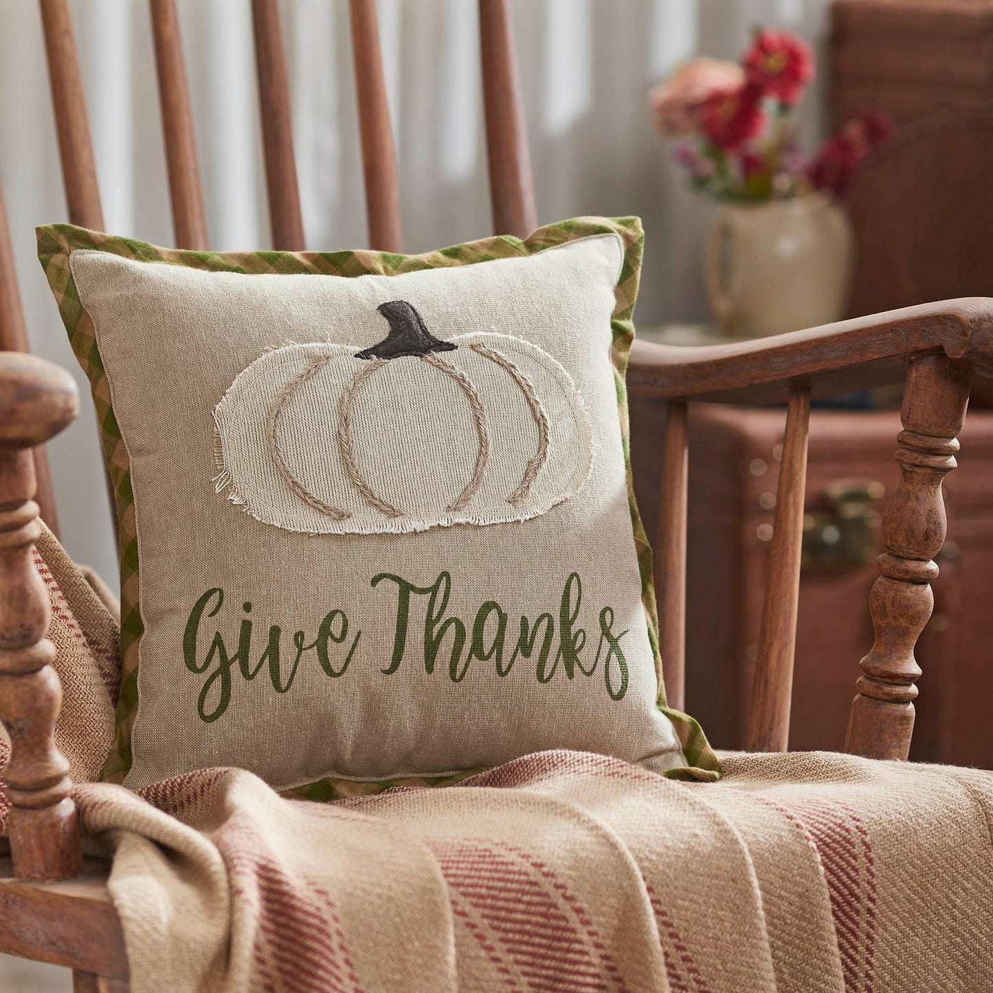 Give Thanks Decorative Throw Pillow