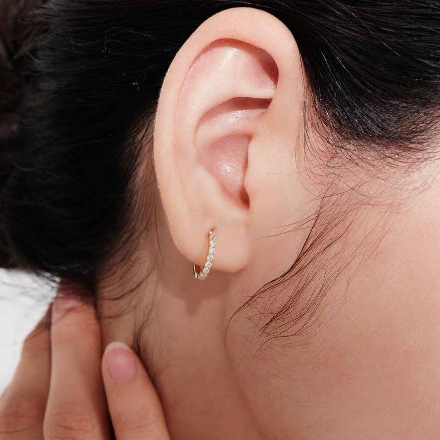 18K Gold Plated Huggies