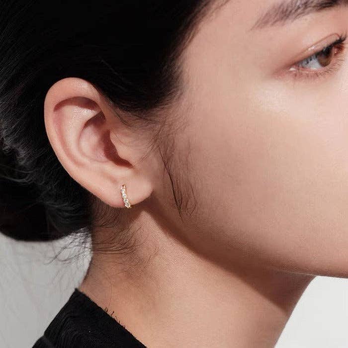 18K Gold Plated Huggies