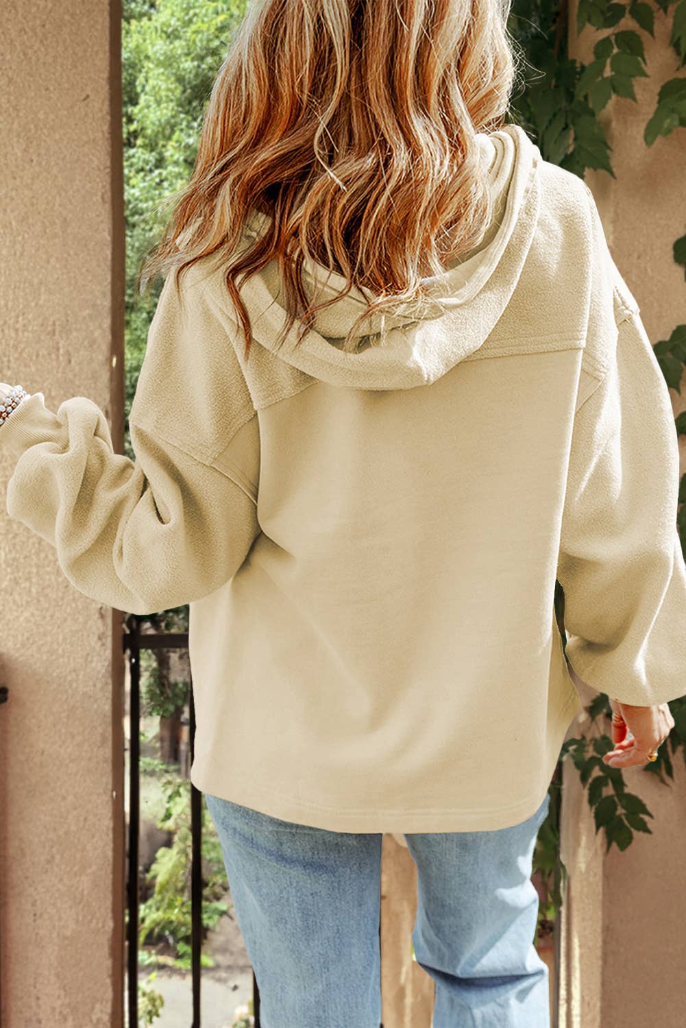 Pocket Drawstring Hood Zip Up Jacket - 4 Colors