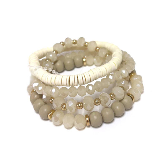 4pcs Set Boho Stackable Bracelets