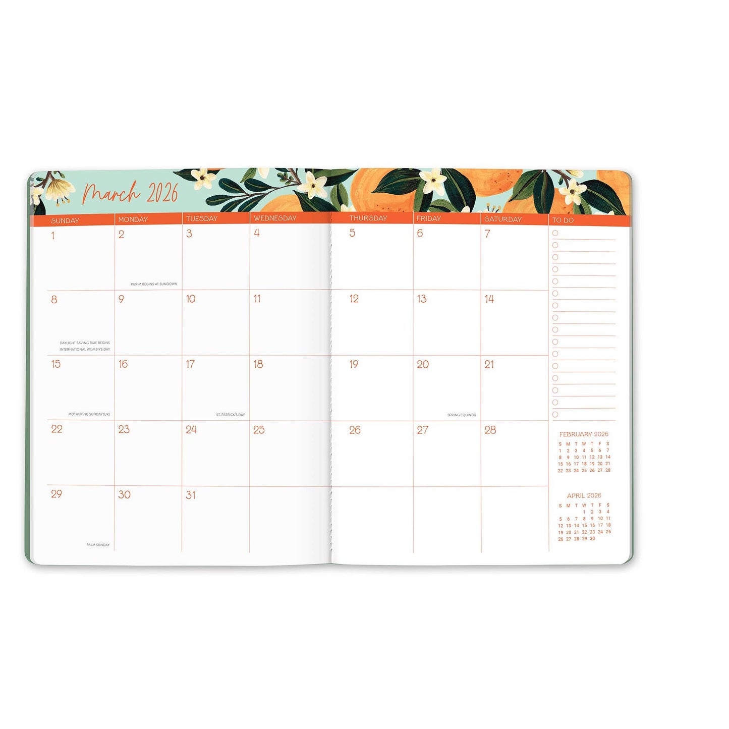 2026 Fruit & Flora Monthly Planner