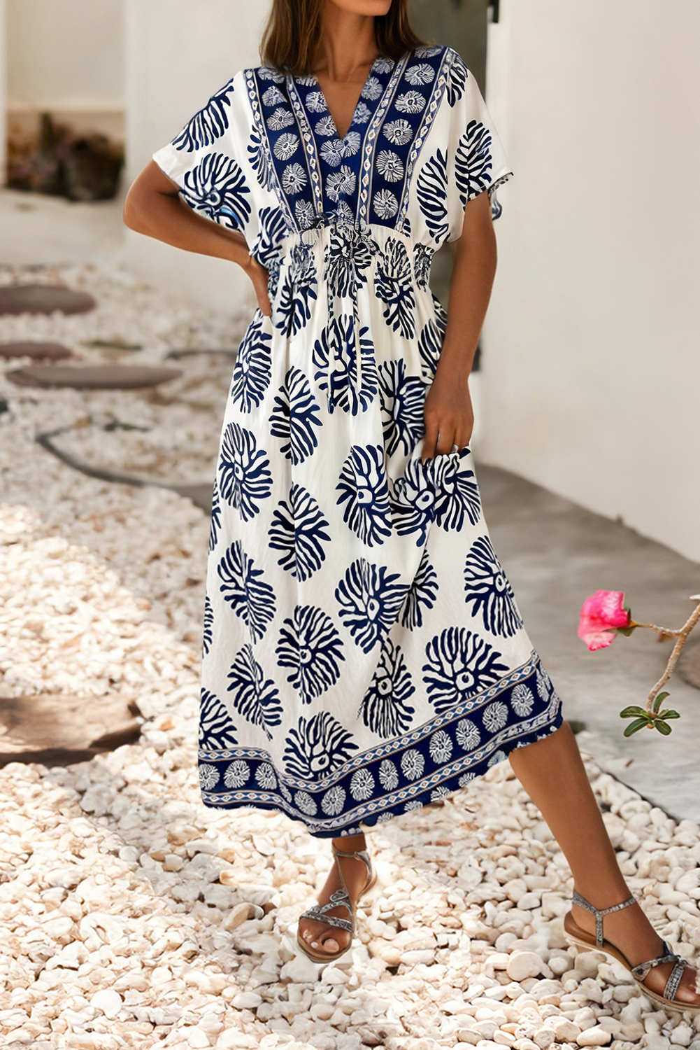 Floral Print Maxi Dress