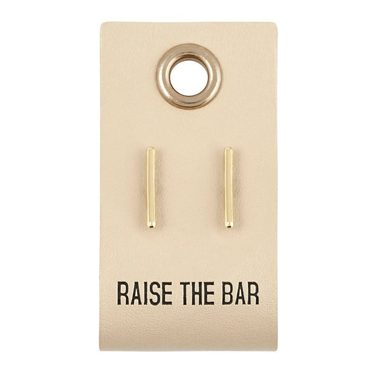 Raise the Bar Gold Earrings